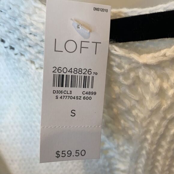 Loft White Cozy Sweater - Picture 4 of 6